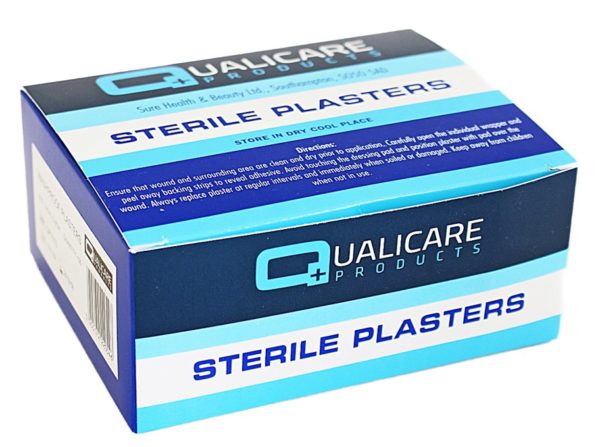 Qualicare Blue Sterile Plasters X100